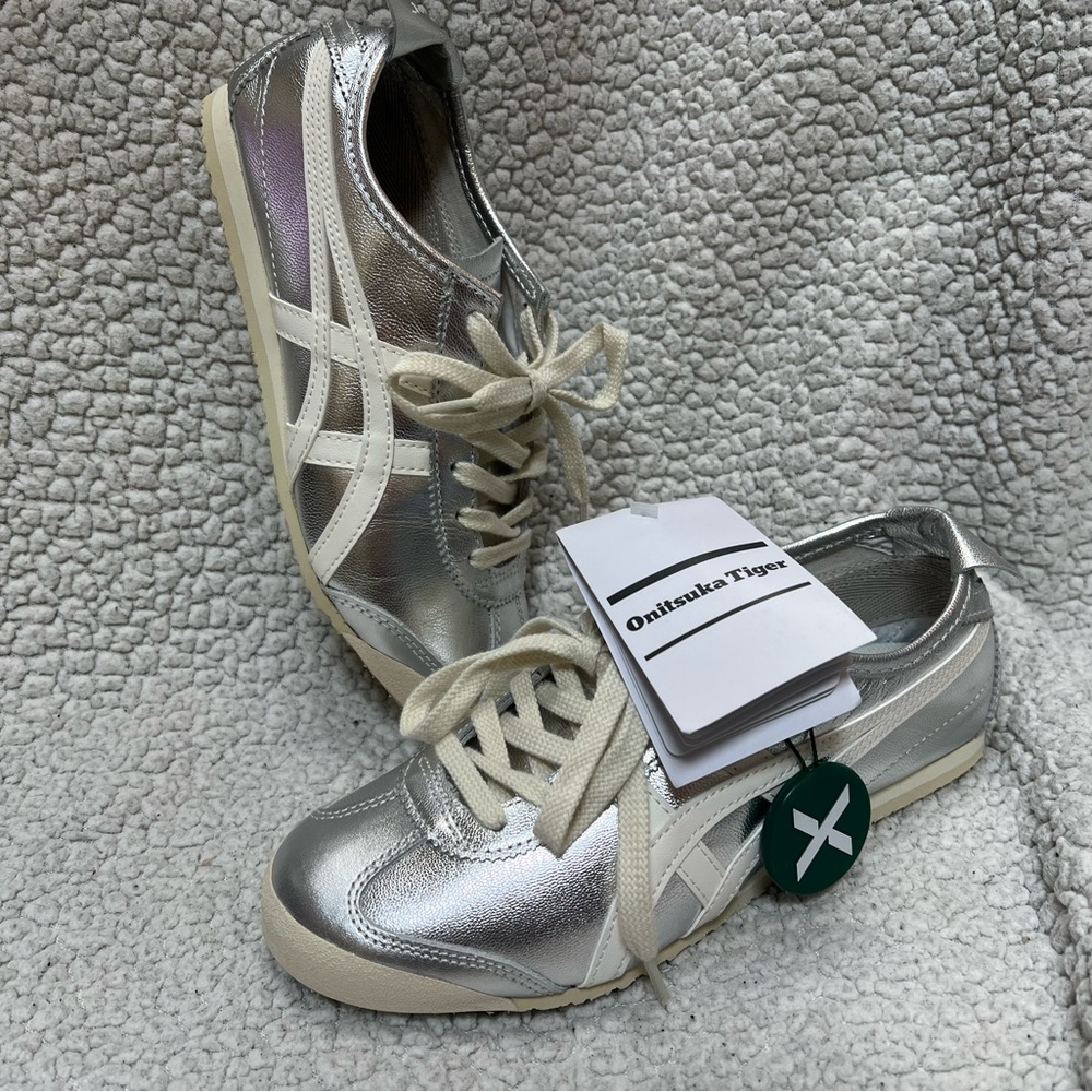 Onitsuka Tiger Mexico 66 Silver Off White
